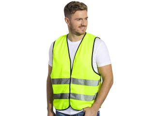 Fluorescent safety reflective vest, Glow