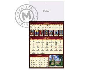 Wall Calendar, Orthodox 59