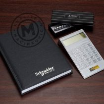 Office accessories with print