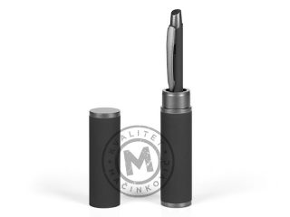 Metalna hemijska olovka u metalnoj poklon tubi, Orion Soft