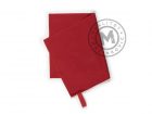 towel velvet 30 red