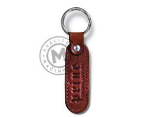 Leather keychain, 908