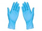 rukavice nitrile gloves svetlo plava