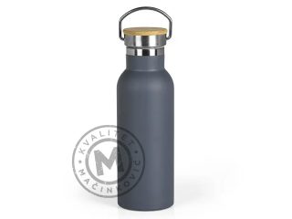 Stainless steel vacuum flask with matt finish, Caldo