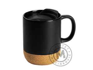 Ceramic mug with cork bottom, Cortado