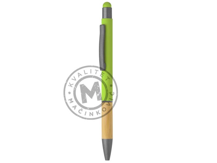 metal-touch-ball-pen-titanium-touch-bamboo-light-green