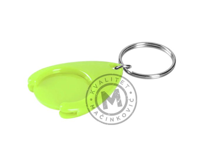 plasticni-privezak-za-kljuceve-token-svetlo-zelena