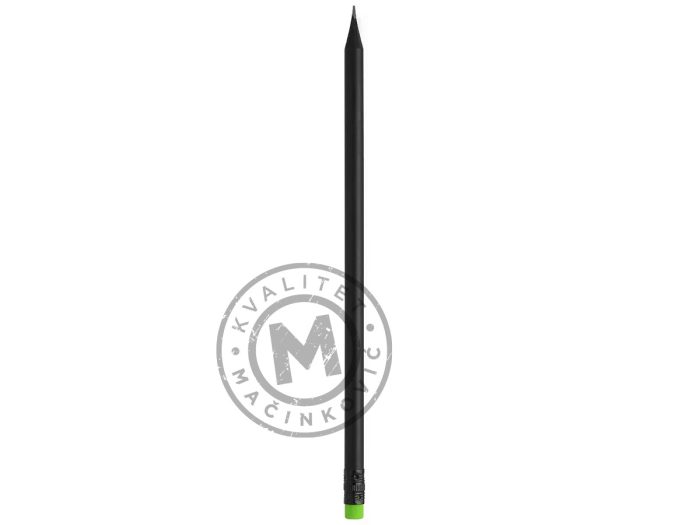 drvena-olovka-HB-sa-gumicom-blacky-color-svetlo-zelena