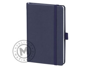 Notebook A6 with elastic band and pen holder, Malpensa Mini