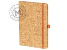 notebook cork a5 orange