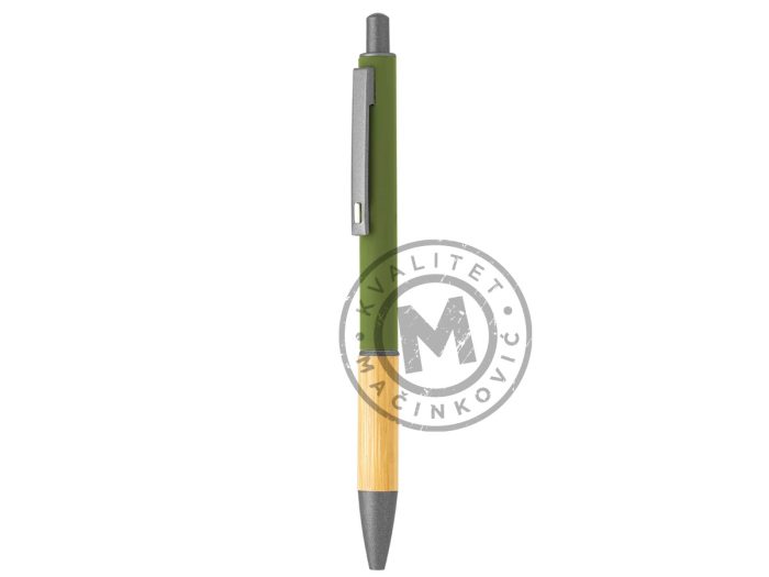metalna-hemijska-olovka-karolina-maslinasto-zelena