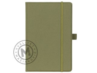 Notebook A5 with pen holder, Tisa