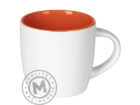 mug berry white orange