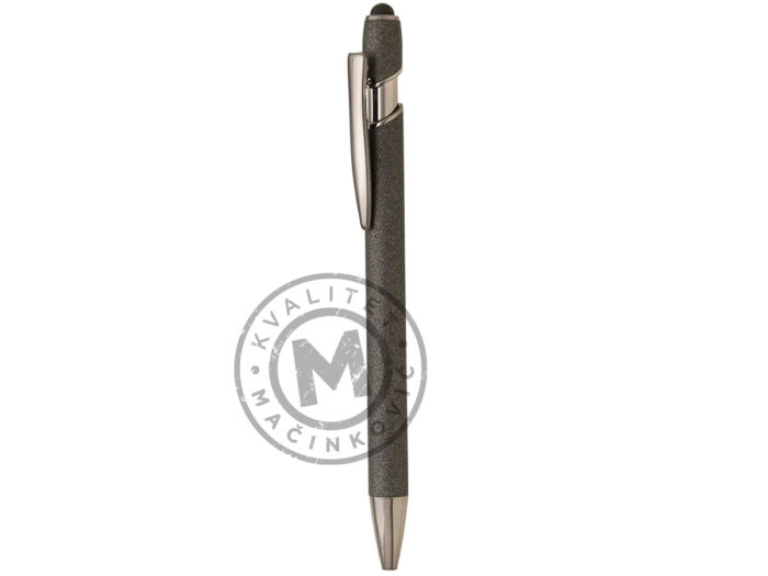 metal-ball-pen-with-paper-sleeve-bold-dark-gray