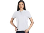 polo shirt go green lady white