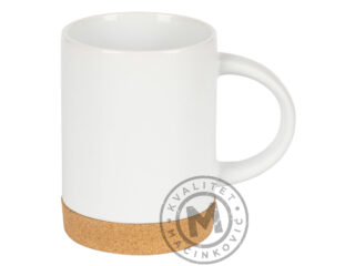 Sublimation stoneware mug with cork bottom, Java Subli