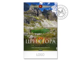 CRNA GORA-Zidni kalendar: 7 listova, dvomesečni
