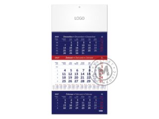 POSLOVNI 78-Zidni kalendar: 12 listova, tromesečni, jednodelni