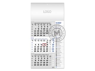 POSLOVNI 85-Zidni kalendar: 12 listova, tromesečni