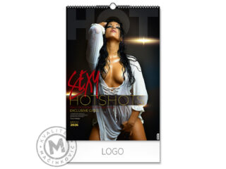 SEXY HOTSHOTS-Zidni kalendar: 7 listova, dvomesečni